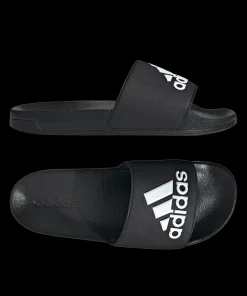 adidas Cloudfoam Adilette Shower Schwarz Weiss