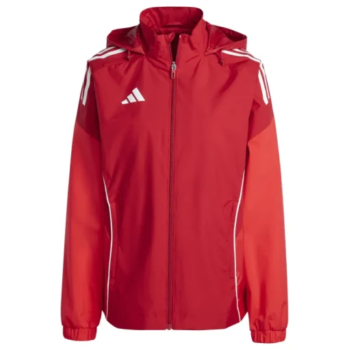 Adidas Damen Allwetterjacke Tiro 25 Competition team power red 2-pure ruby