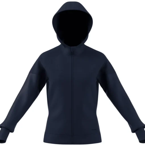 Adidas Damen Full-Zip Hoodie Tiro 25 team navy blue 2
