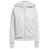 Adidas Damen Full-Zip Hoodie Tiro 25 team light grey