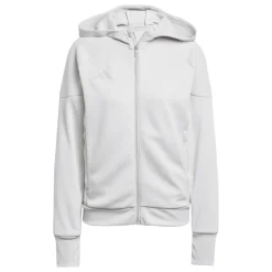 Adidas Damen Full-Zip Hoodie Tiro 25 team light grey