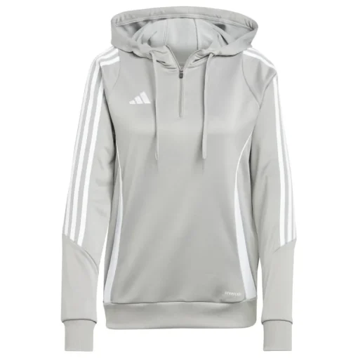 adidas Damen Hoodie Tiro 24 Team Mid Grey / White