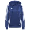 adidas Damen Hoodie Tiro 24 Team Navy Blue / White