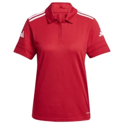 Adidas Damen Polo-Shirt Squadra 25 team power red-white
