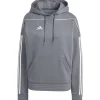 Adidas Damen Sweat Hoodie Tiro 23 grau