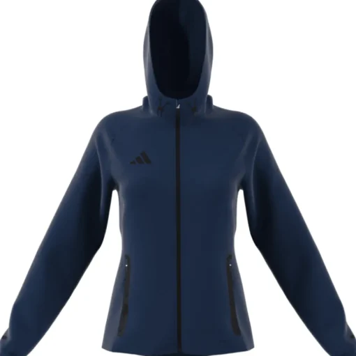 Adidas Damen Vis Tech Travel Jacke Tiro 25 Competition team navy blue 2