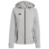 Adidas Damen Vis Tech Travel Jacke Tiro 25 Competition team mid grey