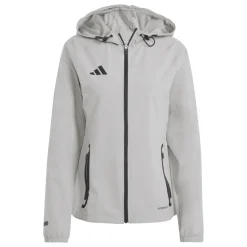 Adidas Damen Vis Tech Travel Jacke Tiro 25 Competition team mid grey