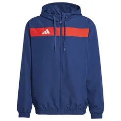 Adidas Full-Zip Hoodie Tiro 25 Essentials team navy blue-red