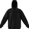 Adidas Full-Zip Hoodie Tiro 25 Essentials black-better scarlet