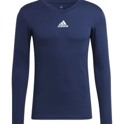 Adidas Herren Langarm Base Shirt Team blau