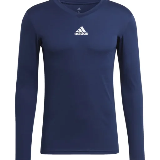 Adidas Herren Langarm Base Shirt Team blau