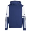 Adidas Kinder Hoodie Squadra 25 team navy blue 2-white