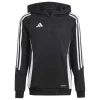 adidas Kinder Hoodie Tiro 24 Black / White