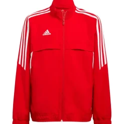 Adidas Kinder Präsentationsjacke Condivo 22 rot-weiß
