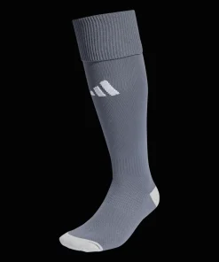 Adidas Milano 23 Strumpfstutzen Grau Weiss Grau