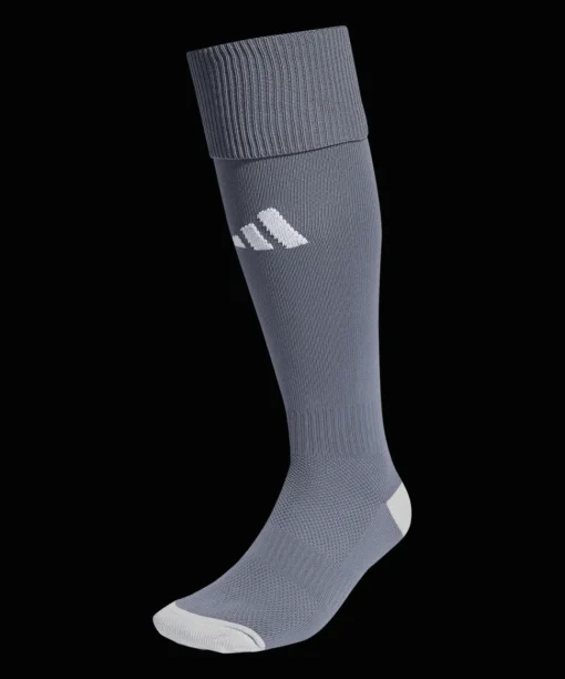 Adidas Milano 23 Strumpfstutzen Grau Weiss Grau
