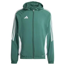 adidas Windbreaker Tiro 24 Team Dark Green / White