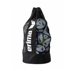 Erima Ballpaket 10x HYBRID Match silber fiery-coral inkl. Ballsack | Größe 5