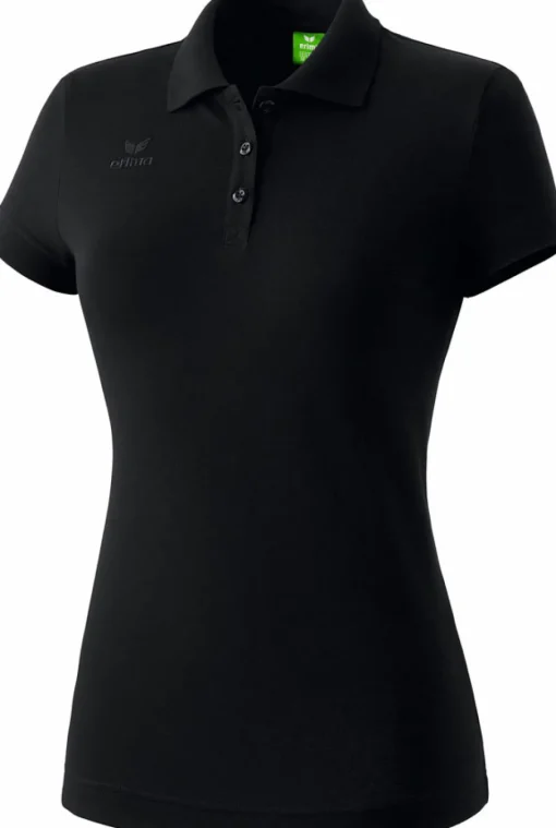 Erima Basic Teamsport Damen Poloshirt schwarz