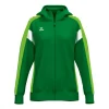 Erima CELEBRATE 125 Damen Trainingsjacke mit Kapuze smaragd/green gecko