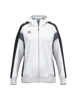 Erima CELEBRATE 125 Damen Trainingsjacke mit Kapuze weiß/schwarz
