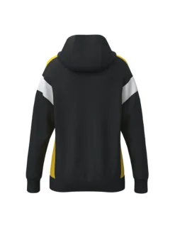 Erima CELEBRATE 125 Damen Trainingsjacke mit Kapuze schwarz/gelb