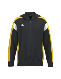 Erima CELEBRATE 125 Kinder Trainingsjacke mit Kapuze schwarz/gelb