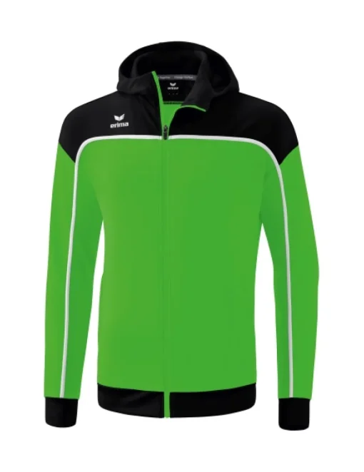 erima CHANGE by erima Trainingsjacke mit Kapuze green/schwarz/weiß