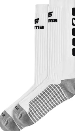 Erima Classic 5-C Socken lang weiß-schwarz