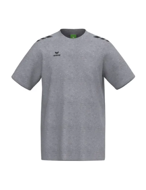Erima CMPT 3 Wings Kinder T-Shirt grau melange/schwarz