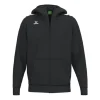 Erima CMPT 3 Wings Kinder Hoody Jacket schwarz