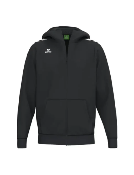 Erima CMPT 3 Wings Kinder Hoody Jacket schwarz