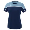 erima Damen CHANGE by erima T-Shirt new navy/faded denim/weiß