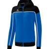 erima Damen CHANGE by erima Trainingsjacke mit Kapuze new royal/schwarz/weiß
