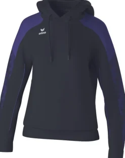 Erima Damen EVO STAR Kapuzensweat schwarz ultra violet
