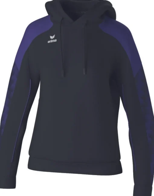 Erima Damen EVO STAR Kapuzensweat schwarz ultra violet