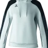 Erima Damen EVO STAR Kapuzensweat weiß schwarz