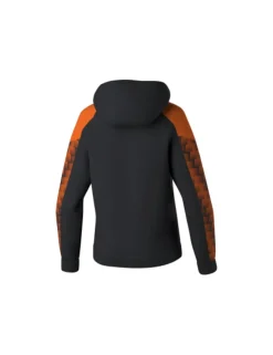 Erima Damen EVO STAR Kapuzensweat schwarz orange