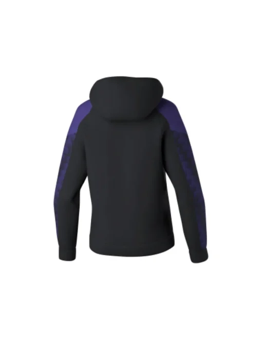 Erima Damen EVO STAR Kapuzensweat schwarz ultra violet