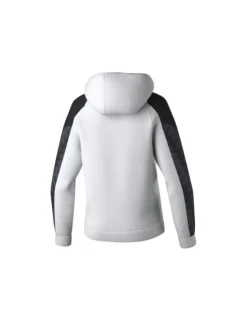 Erima Damen EVO STAR Kapuzensweat weiß schwarz
