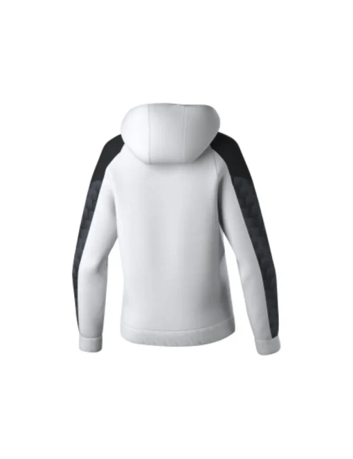 Erima Damen EVO STAR Kapuzensweat weiß schwarz
