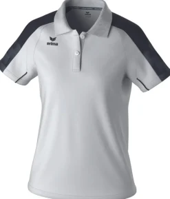 Erima Damen EVO STAR Poloshirt weiß schwarz