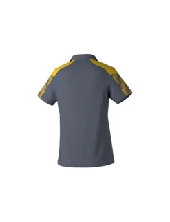 Erima Damen EVO STAR Poloshirt slate grey gelb