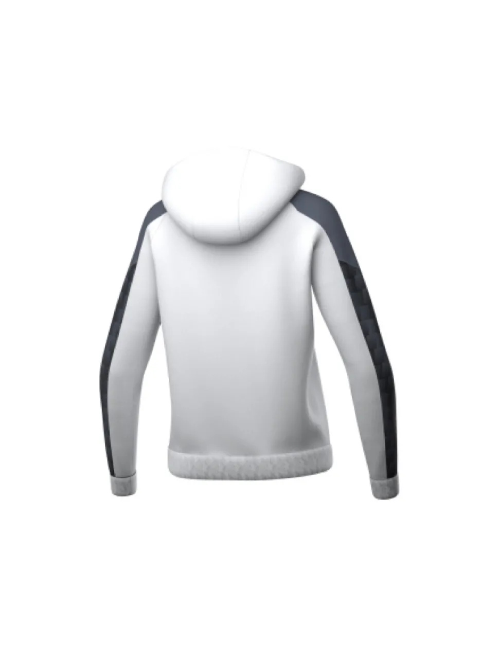 Erima Damen EVO STAR Trainingsjacke mit Kapuze weiß schwarz