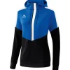 Erima Damen Hoodie Squad blau-schwarz-weiß