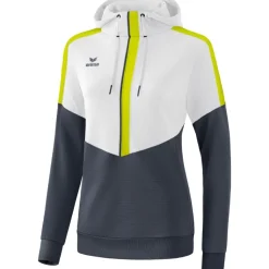 Erima Damen Hoodie Squad weiß-grau-grün