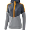 Erima Damen Hoodie Squad grau-orange