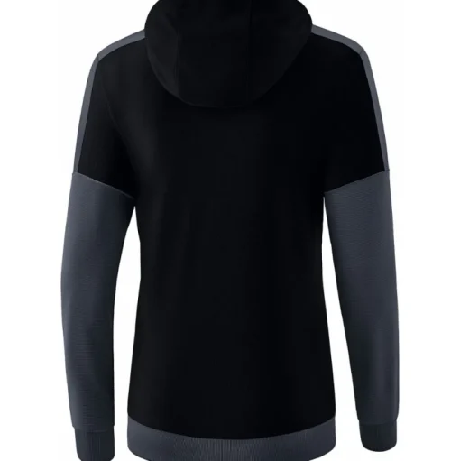 Erima Damen Hoodie Squad schwarz-grau