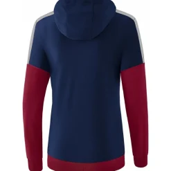 Erima Damen Hoodie Squad blau-rot-grau